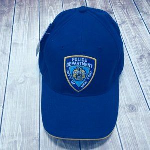 Navy NYPD Shield Hat baseball cap unisex NWT LAST ONE!